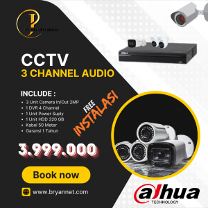 CCTV 3 CHANNEL AUDIO